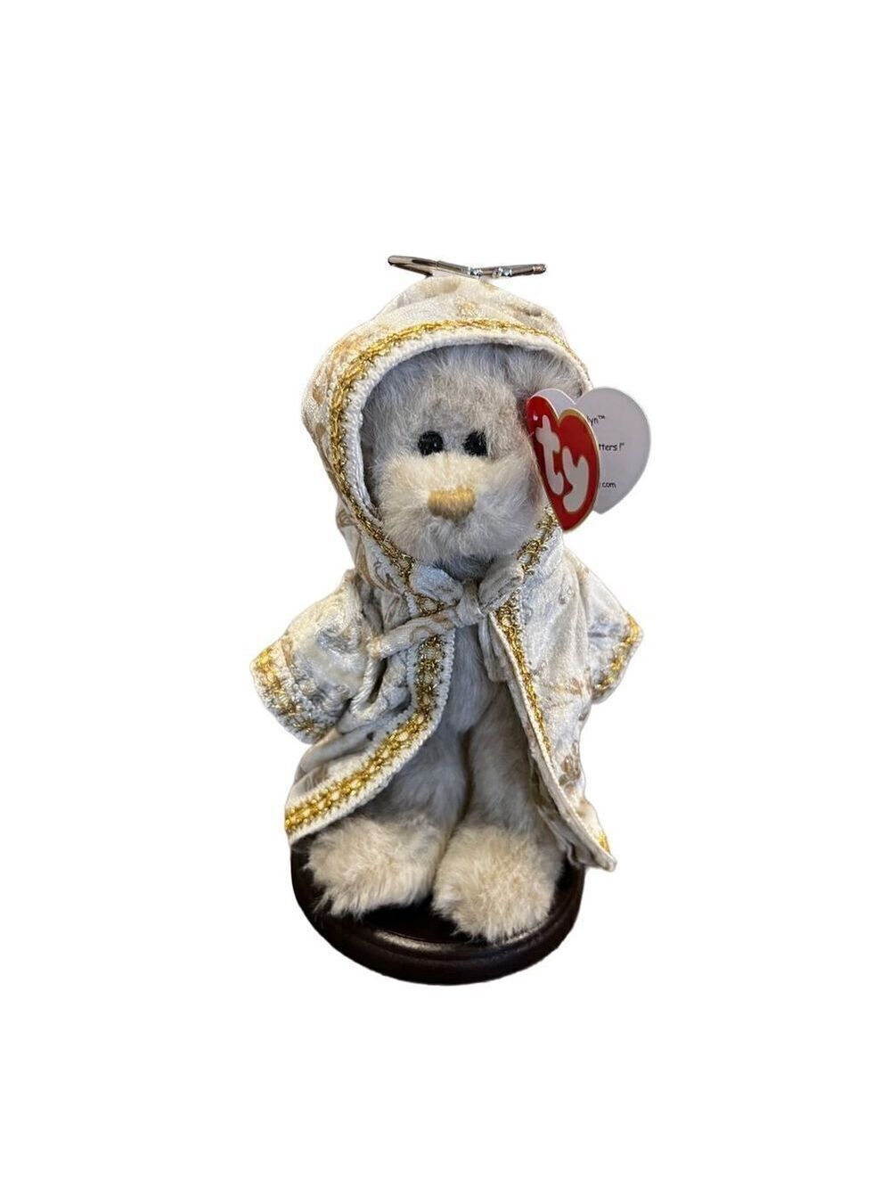TY Beany Bear 1993 Christmas Bear Gwendolyn Beany Bear With Tag